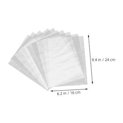 100 Pcs Heat Shrinkable Film Vacuum Sealer Collapsible Packaging Bags Wrap Bottle Packing Multi-function Dust-proof