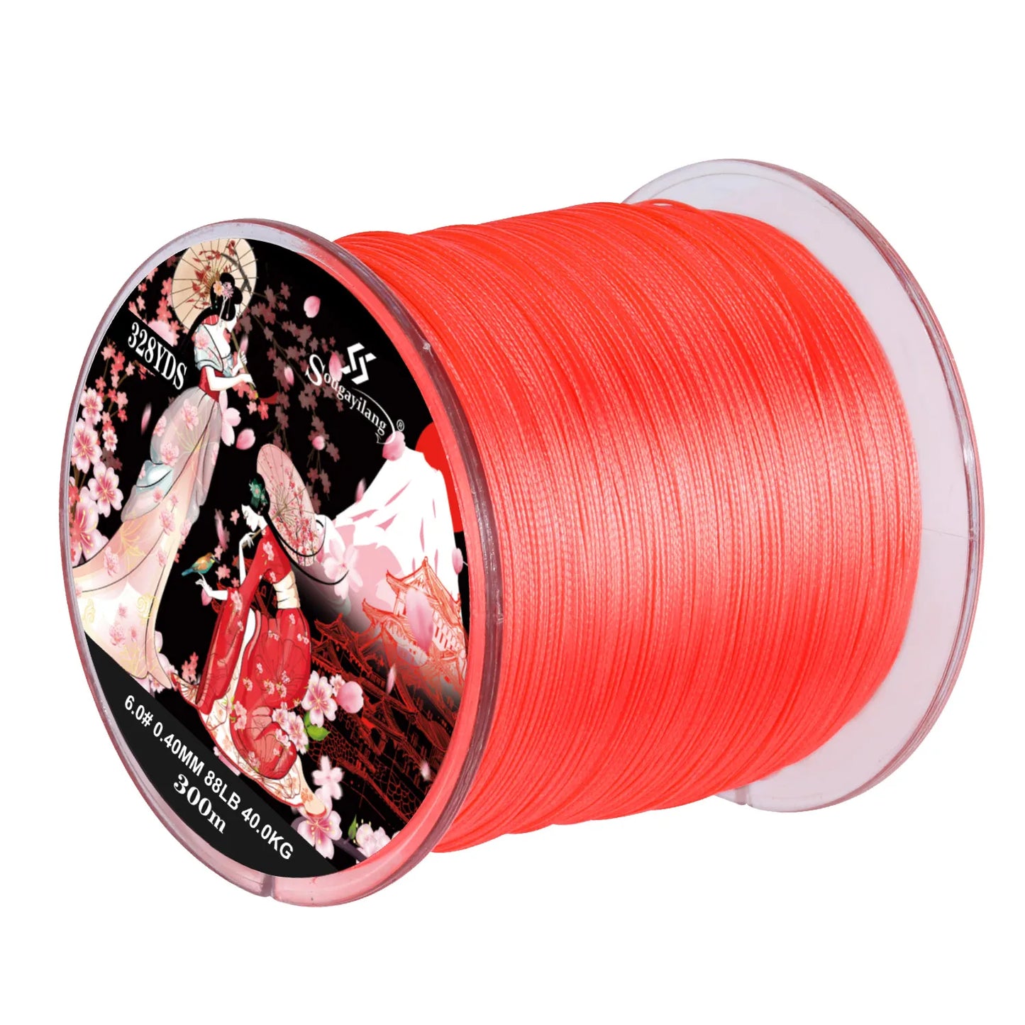 Sougayilang 300M 8 Strands Braided Fishing Line Multifilament Japan Fishing Lines X8 Fishing Line Braided Wire Bass Carp Fishing