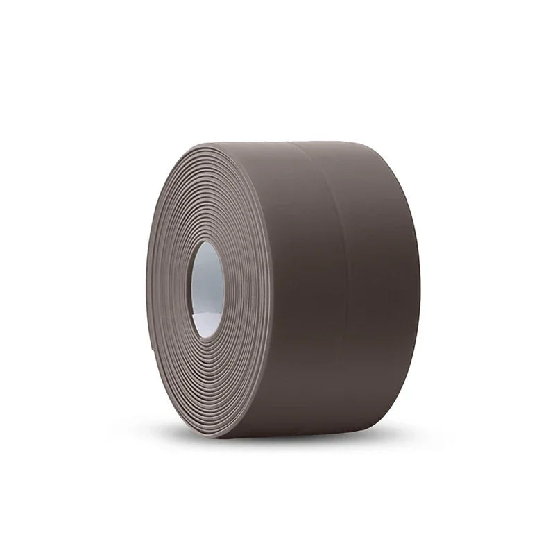 3.2M PVC Caulk Tape Self Adhesive Oil-Proof Kitchen Sink Edge Corner Wall Sticker  Bath Waterproof Toilet Sealing Strip Tape