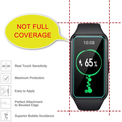 (12 Pack) Screen Protector for Huawei Band 6 Screen Protector Not Full Coverage Not Glass Soft HD Clear Film for Honor Band 6