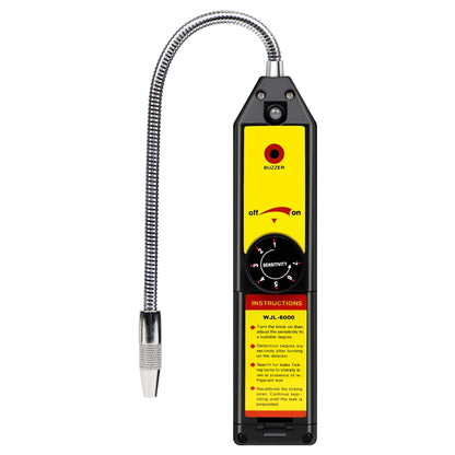 WJL-6000 Halogen Leak Detector R22a R410A R134A R4047A MP39 Gas Detector Freon Gas Analyzer Refrigerant Air Conditioning Tester