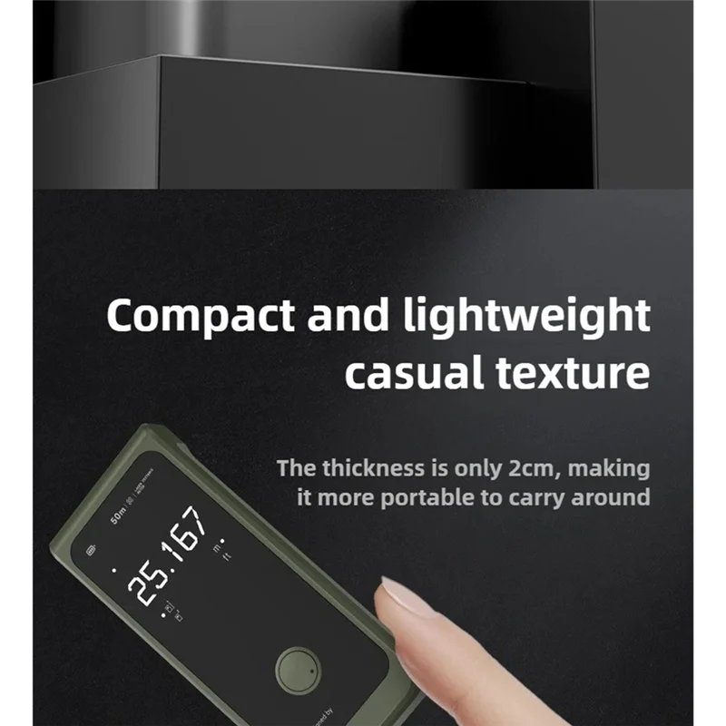 【Livraison Rapide】Rangefinder Smart Laser Measure 50M LED Display Intelligent Digital Laser Tape Rechargeable Laser Ruler Measur