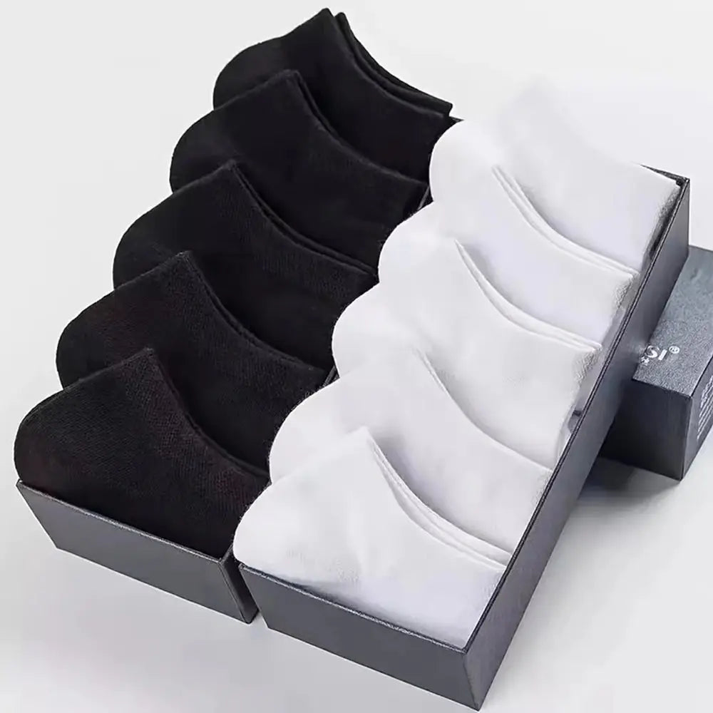 Unisex 40/20/10 Pairs of Solid Color Socks, Soft and Lightweight Ankle Socks, WOMEN'S Casual Boat Socks, Low Cut Ankle Socks