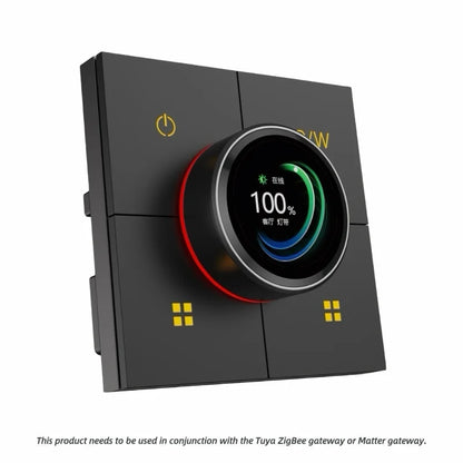 [2025] X3 Tuya Smart Knob Dimming Switch, Zigbee Dual Relay Version | Timer Switch | Knob Light Dimming | Mobile Phone Control