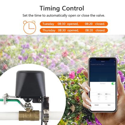 Tuya Zigbee Smart Gas Valve WIFI Garden Water Shut Off Timer Irrigation Controller with Alexa Google Assistant SmartLife