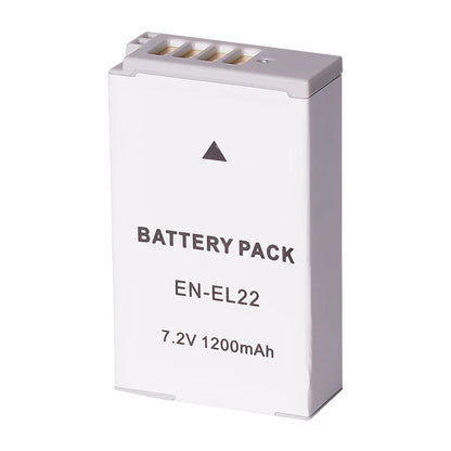 New 7.2V 1200MaH for Nikon EN-EL22 J4 1 S2 Camera Batteries