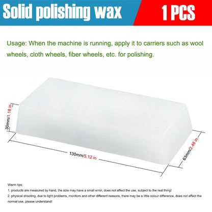 1 PCS Solid Polishing Wax For Metal Stone Ceramic Glass Polishing Maintenance Decontamination Scratch Repair Abrasive Block