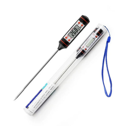 1 pcs  Food Baking Digital Kitchen Thermometer Electronic Probe Type Liquid Barbecue BBQ Temperature Measuring Pen
