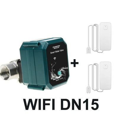 Tuya Zigbee Wifi Valve 0% To 100% Water Open Rate Intelligent Ball Valve Automation Controller Water Leakage Sensor Smart Life