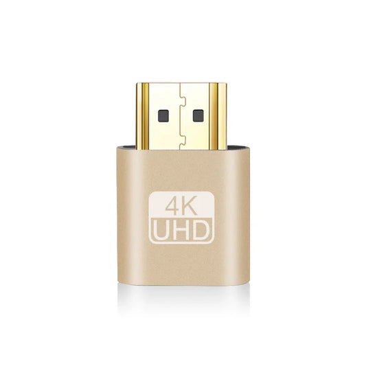 VGA Virtual Display Adapter HDMI-compatible 1.4 DDC EDID Dummy Plug Headless Ghost Display Emulator Video card Lock plate