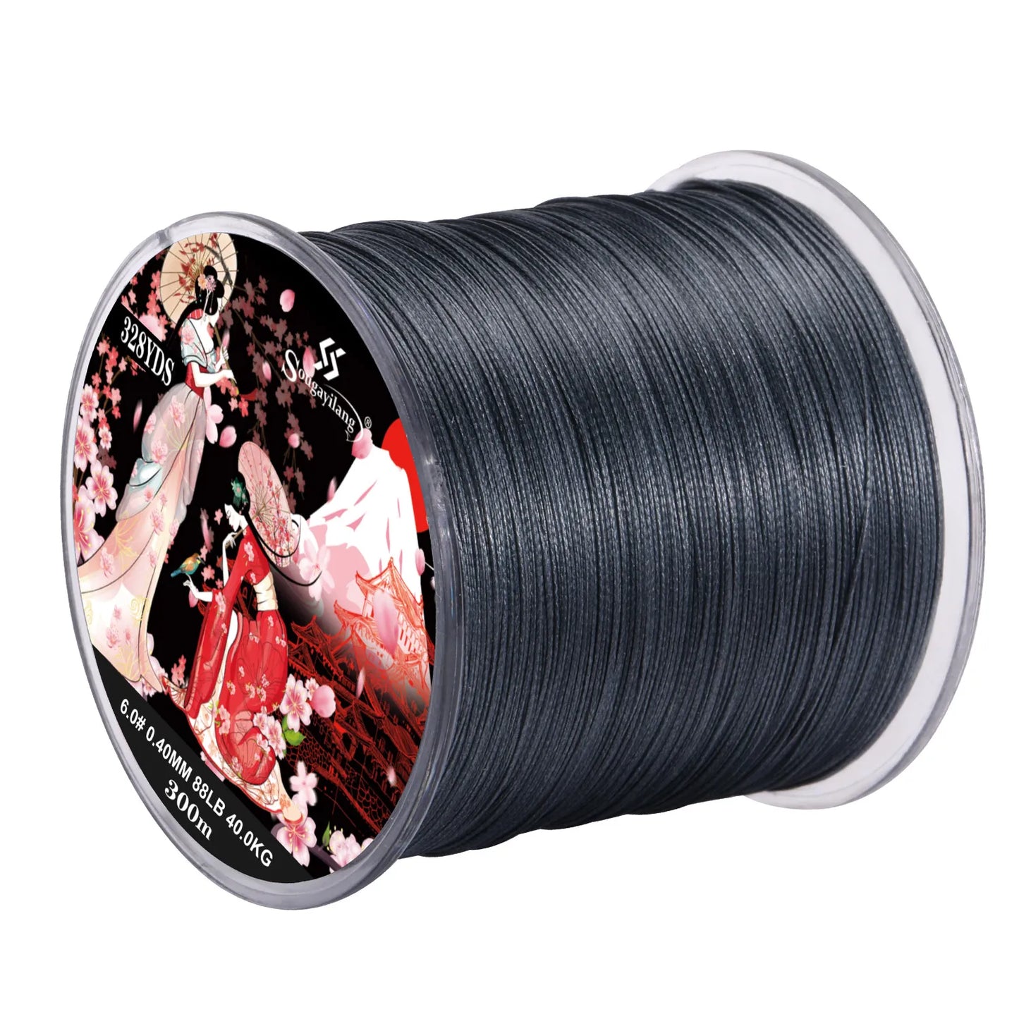 Sougayilang 300M 8 Strands Braided Fishing Line Multifilament Japan Fishing Lines X8 Fishing Line Braided Wire Bass Carp Fishing