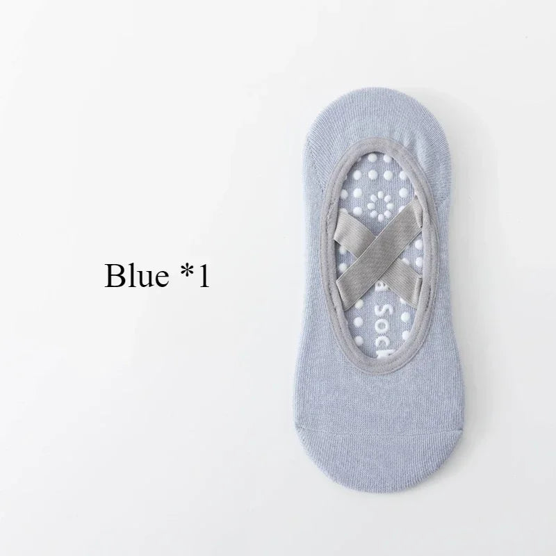 1/4pYoga socks, children's socks, cotton, professional anti slip silicone, indoor fitness, dancing, beginner Pilates sports sock