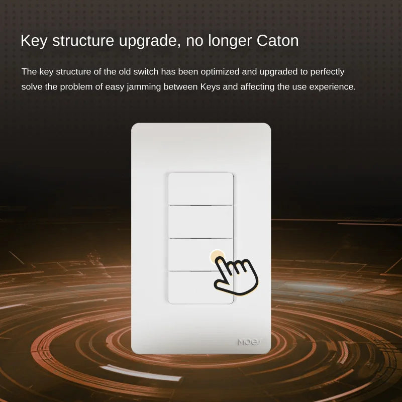 Tuya smart ZigBee button switch-universal for single & zero fire, with app, timing & voice control