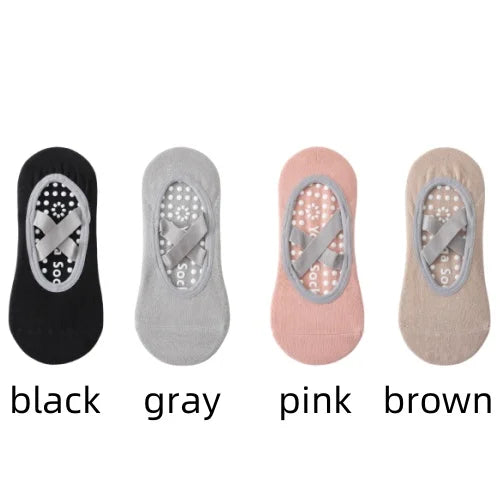 1/4pYoga socks, children's socks, cotton, professional anti slip silicone, indoor fitness, dancing, beginner Pilates sports sock
