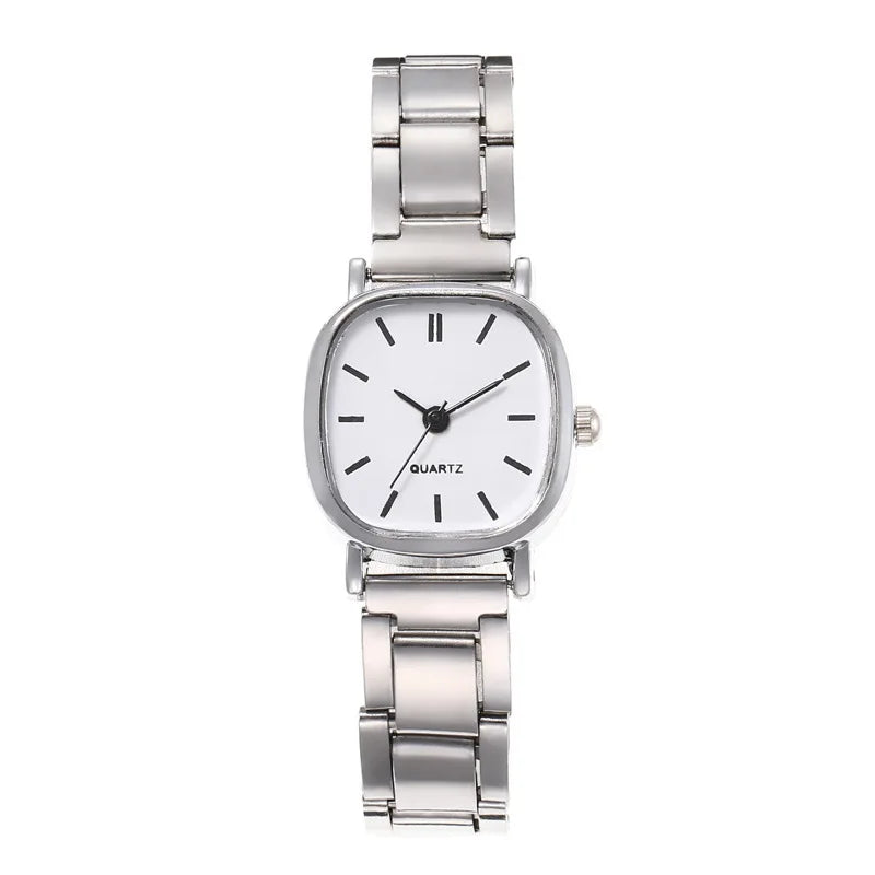 Women's Watch Light Luxury Simple Temperament Retro Small and Simple Women's Steel Belt Quartz Watch can be customized