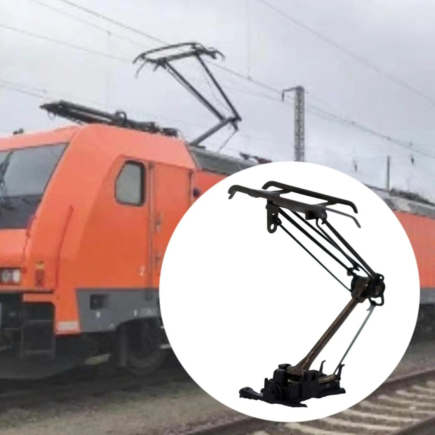 1/87 Arm Pantographs Bow Part Supplies Train Accessories Railway DIY