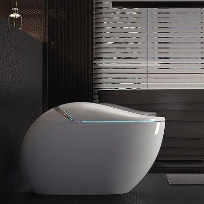 Weishi Li Smart Toilet Creative Personality Space Capsule Design No Water Pressure Limitation Integrated S-Trap Included