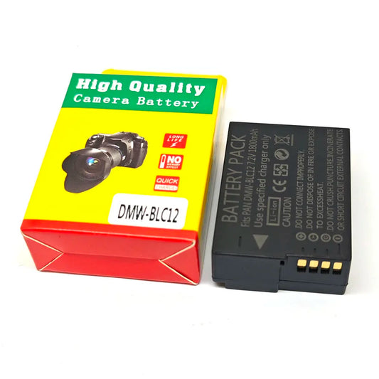 DMW-BLC12 DMW-BLC12E High Quality Camera Battery for Panasonic DMC-GH2S FZ3 G95 G85 G80 G5 G6 G7 GX8 FZ200 FZ300 FZ2500 FZ1000