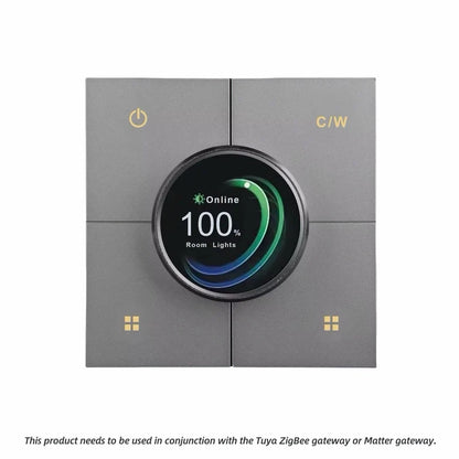 [2025] X3 Tuya Smart Knob Dimming Switch, Zigbee Dual Relay Version | Timer Switch | Knob Light Dimming | Mobile Phone Control