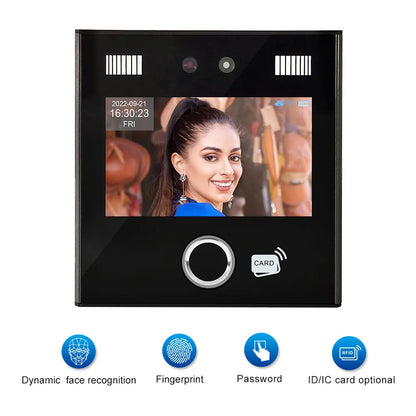 Zc01 Wholesale Cheap 4 Core 1.2G Backup Battery Built-in Biometric  Attendance Clock Machine