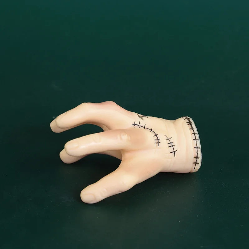 Wednesday Keychain Creative Addams PVC Hand Model Gothic Backpack Decoration Accessories Cartoon Desk Ornaments Halloween Gift