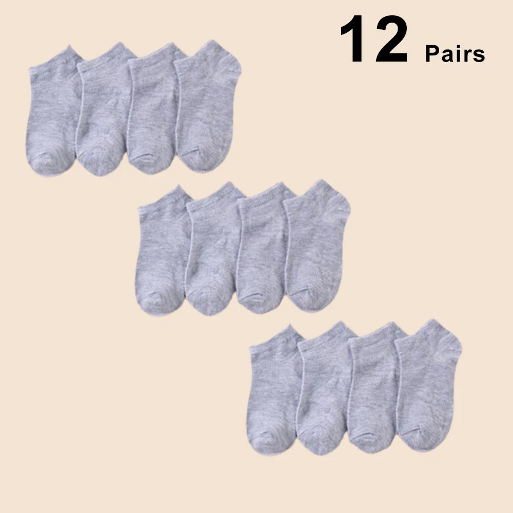 Unisex 40/20/10 Pairs of Solid Color Socks, Soft and Lightweight Ankle Socks, WOMEN'S Casual Boat Socks, Low Cut Ankle Socks