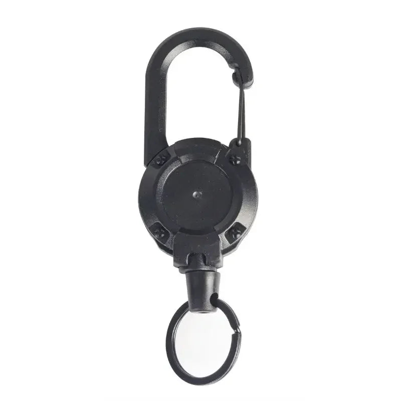1/3Pcs Automatic Retractable Wire Rope Antitheft Easy-to-pull Buckle Rope Elastic Keychain Sporty Retractable Key Ring Anti Lost