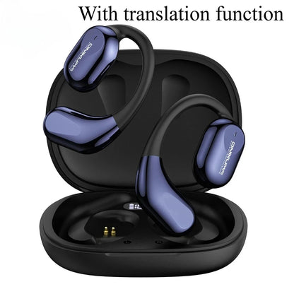 ONIKUMA T209 Translate Earphone Intelligent Real-time AI Translation 134 Languages Wireless Hanging Ear Style Bluetooth Earphone