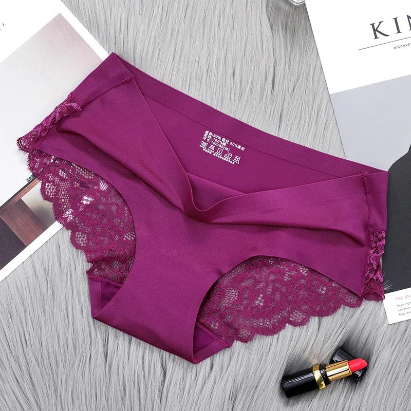 1/3/4/5Pcs New Arrival Low Rise Ladies Sexy Lace Panty Underpants Panties For Women Lingerie Cotton Briefs