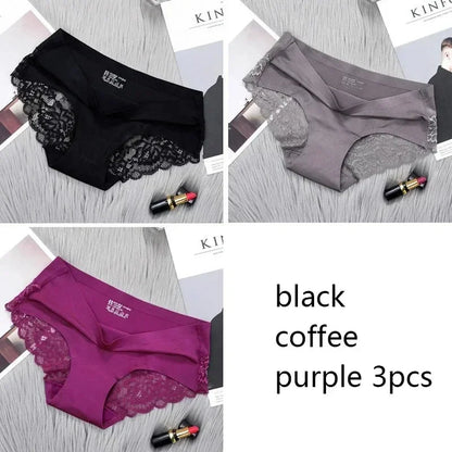 1/3/4/5Pcs New Arrival Low Rise Ladies Sexy Lace Panty Underpants Panties For Women Lingerie Cotton Briefs