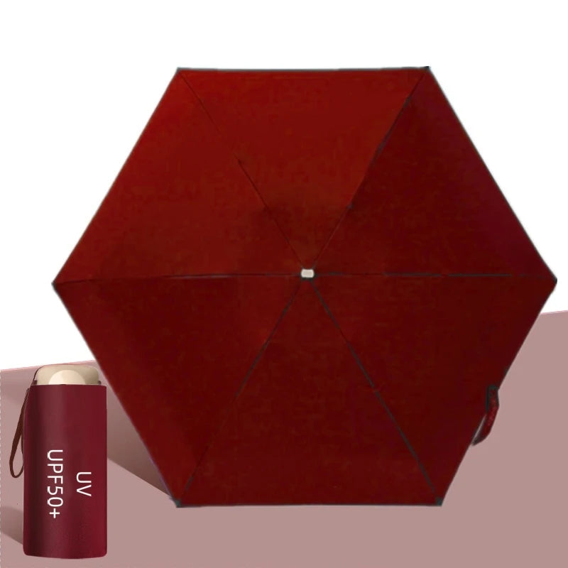 Xiaomi UPF50+ Umbrella Mini Pocket Sun Shade Umbrella Portable Vinyl Folding Rain Travel Umbrella UV Protection Parasol Capsule