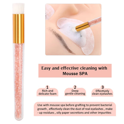 10/20pc Eyelash Cleaning Brush Lash Extension Applicators Shampoo Cleanser Eyebrow Nose Brushes Skin Care Cosmetics Makeup Tools