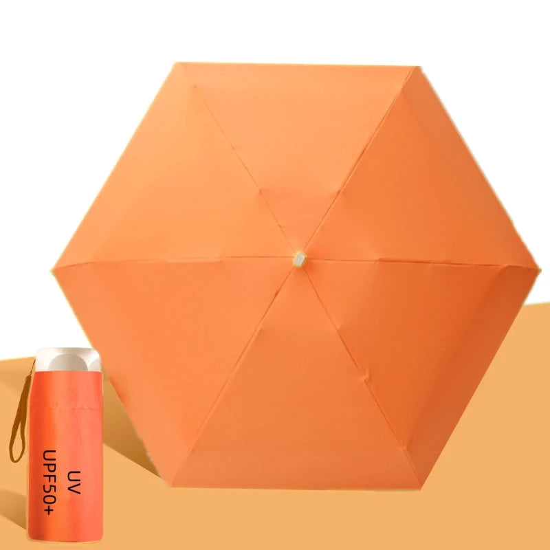 Xiaomi UPF50+ Umbrella Mini Pocket Sun Shade Umbrella Portable Vinyl Folding Rain Travel Umbrella UV Protection Parasol Capsule