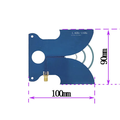 UWB antenna ultra-wideband antenna high gain image transmission positioning TEM 1400MHz-11GHz
