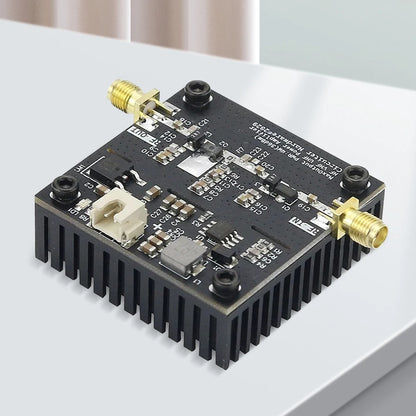 0.5-800MHz 40dB High Gain VHF UHF RF Power Amplifier HF VHF Transmitter Power Amplifier Module for Ham Radio Transmitter Systems
