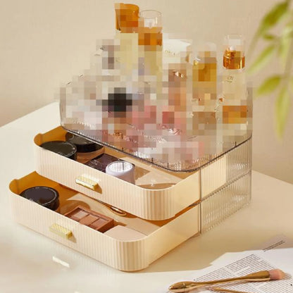 ZK30 INS Storage Makeup Cosmetic Case Waterproof Makeup Organizer Jewelry Box Woman Beauty Skin Care Drawer Home Storage Box