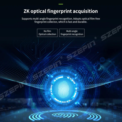 Zc01 Employee Time Attendance System Biometric Fingerprint Scanner Time Clock Machine with Wifi Access Control Product