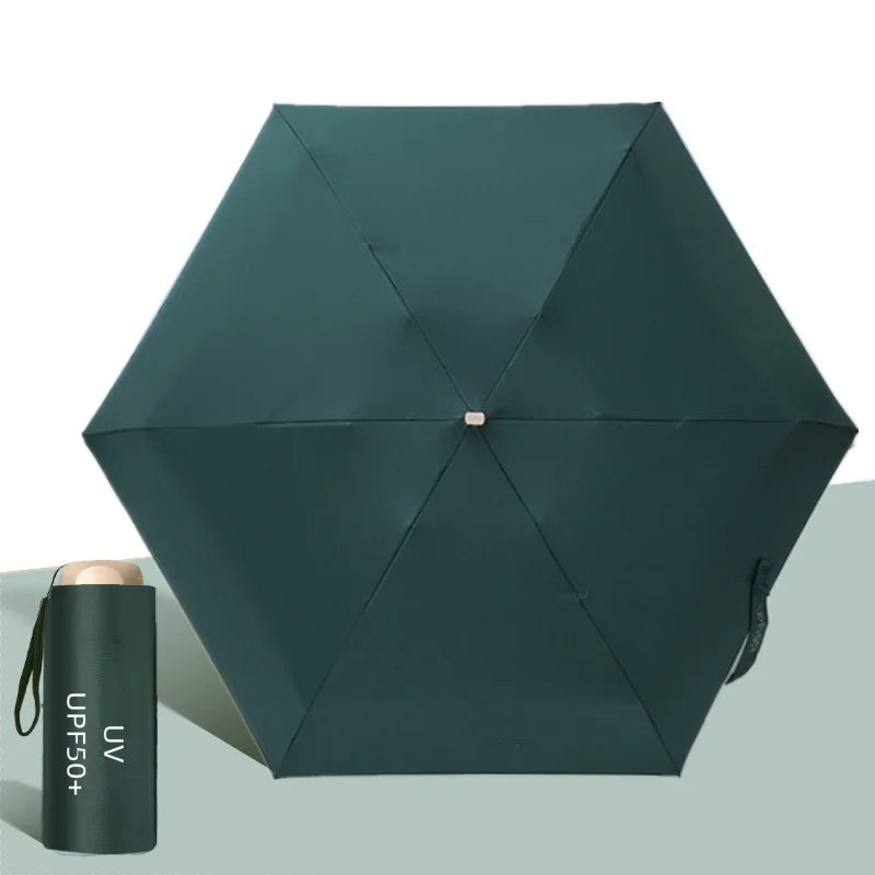 Xiaomi UPF50+ Umbrella Mini Pocket Sun Shade Umbrella Portable Vinyl Folding Rain Travel Umbrella UV Protection Parasol Capsule