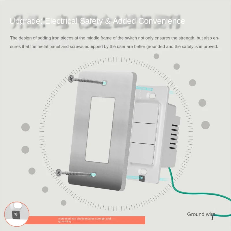 Tuya smart ZigBee button switch-universal for single & zero fire, with app, timing & voice control