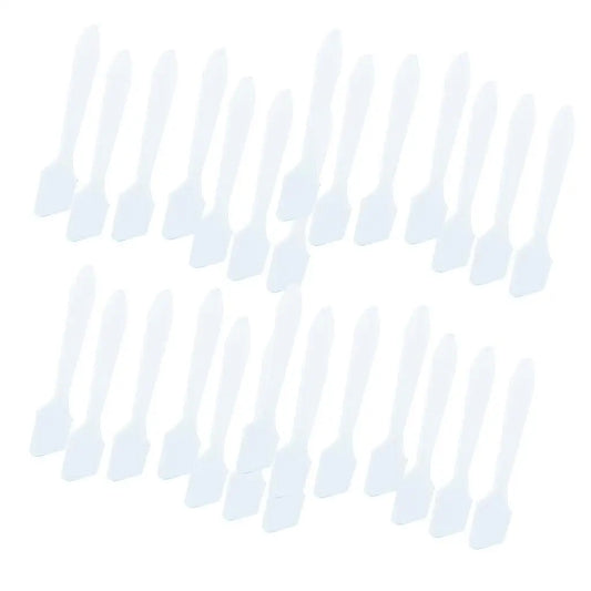 100Pcs Plastic Spatula Disposabled Cosmetic Spoon Skin Care Cream Face Mask Mixing Spoon Beauty Tool for Women Beauty Tool