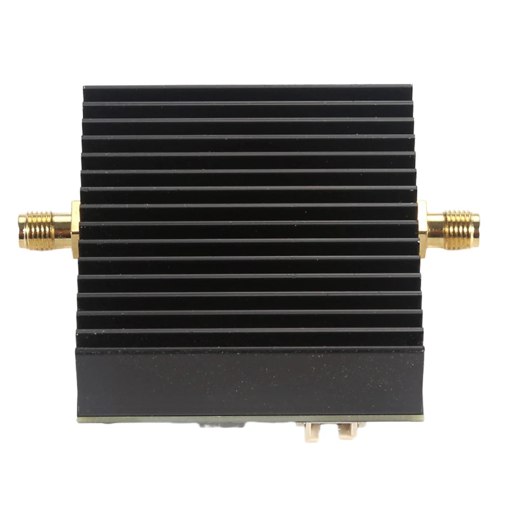 0.5-800MHz 40dB High Gain VHF UHF RF Power Amplifier HF VHF Transmitter Power Amplifier Module for Ham Radio Transmitter Systems
