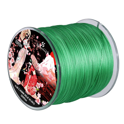 Sougayilang 300M 8 Strands Braided Fishing Line Multifilament Japan Fishing Lines X8 Fishing Line Braided Wire Bass Carp Fishing