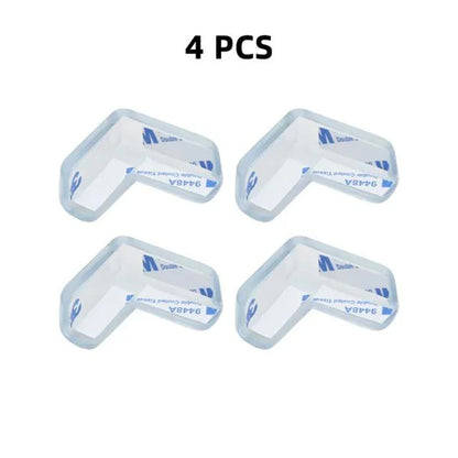 4pcs/8pcs/12pcs Children Baby Safety Silicone Protector Table Corner Edge Protector Child Anti-collision Edge Protector