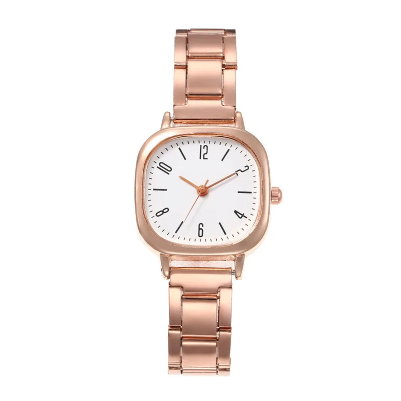 Women's Watch Light Luxury Simple Temperament Retro Small and Simple Women's Steel Belt Quartz Watch can be customized