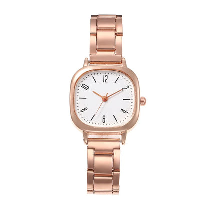 Women's Watch Light Luxury Simple Temperament Retro Small and Simple Women's Steel Belt Quartz Watch can be customized