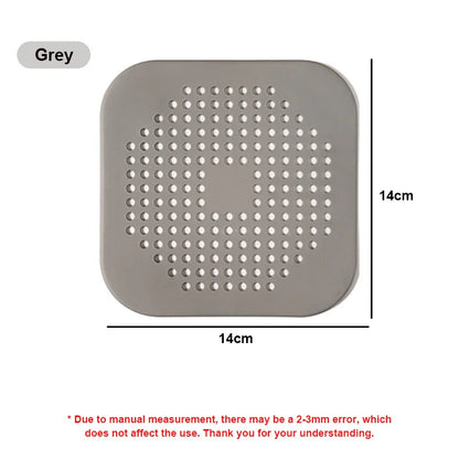 1/2/10/20PCs Shower Drain Hair Catcher Sink Strainer Drain Cover Hair Catcher Silicone Hair Filter Kitchen Bathroom Accessories