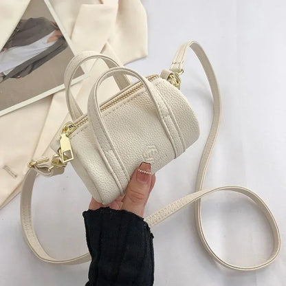 Women's Fashion Mini Bags Soft PU Leather Shoulder Bags Lipstick Organizer Earphone Key Coin Money Storage Pouch Crossbody Bag