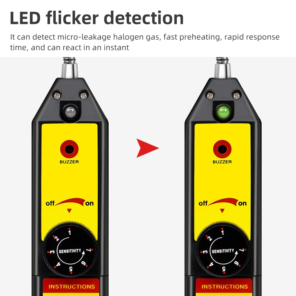 WJL-6000 Halogen Leak Detector R22a R410A R134A R4047A MP39 Gas Detector Freon Gas Analyzer Refrigerant Air Conditioning Tester