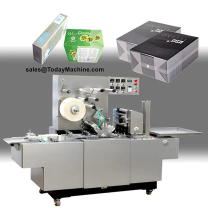 Automatic Wrapping Machine Perfume Bar Chocolate Soap Box 3D Transparent Film Packing Machine