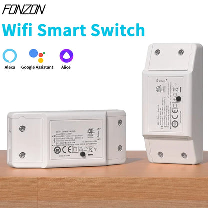 Tuya R2 Smart WiFi Wireless Light Switch DIY Module Smart Home Automation Works with Amazon Alexa & Google Home Works with IFTTT